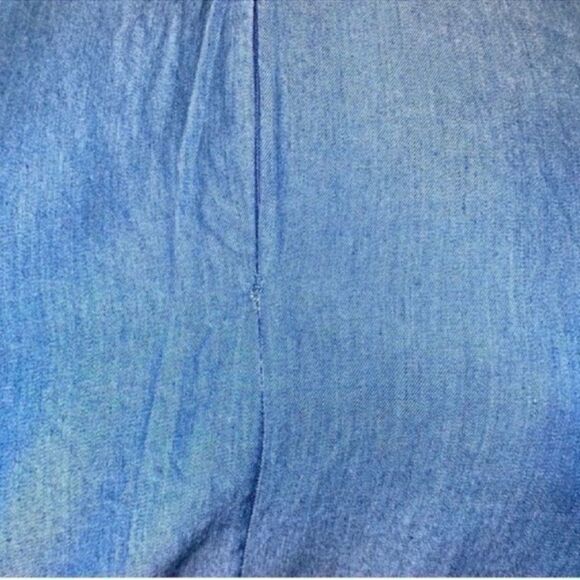 Zara Asymmetrical Ruffle Puff Sleeve Denim
Dress (Size XS) - Picture 3 of 6